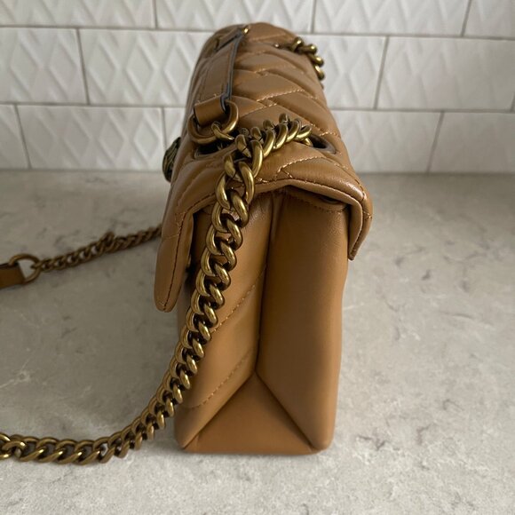 Kurt Geiger Kensington Shoulder/Crossbody Handbag in Camel - Picture 5 of 12